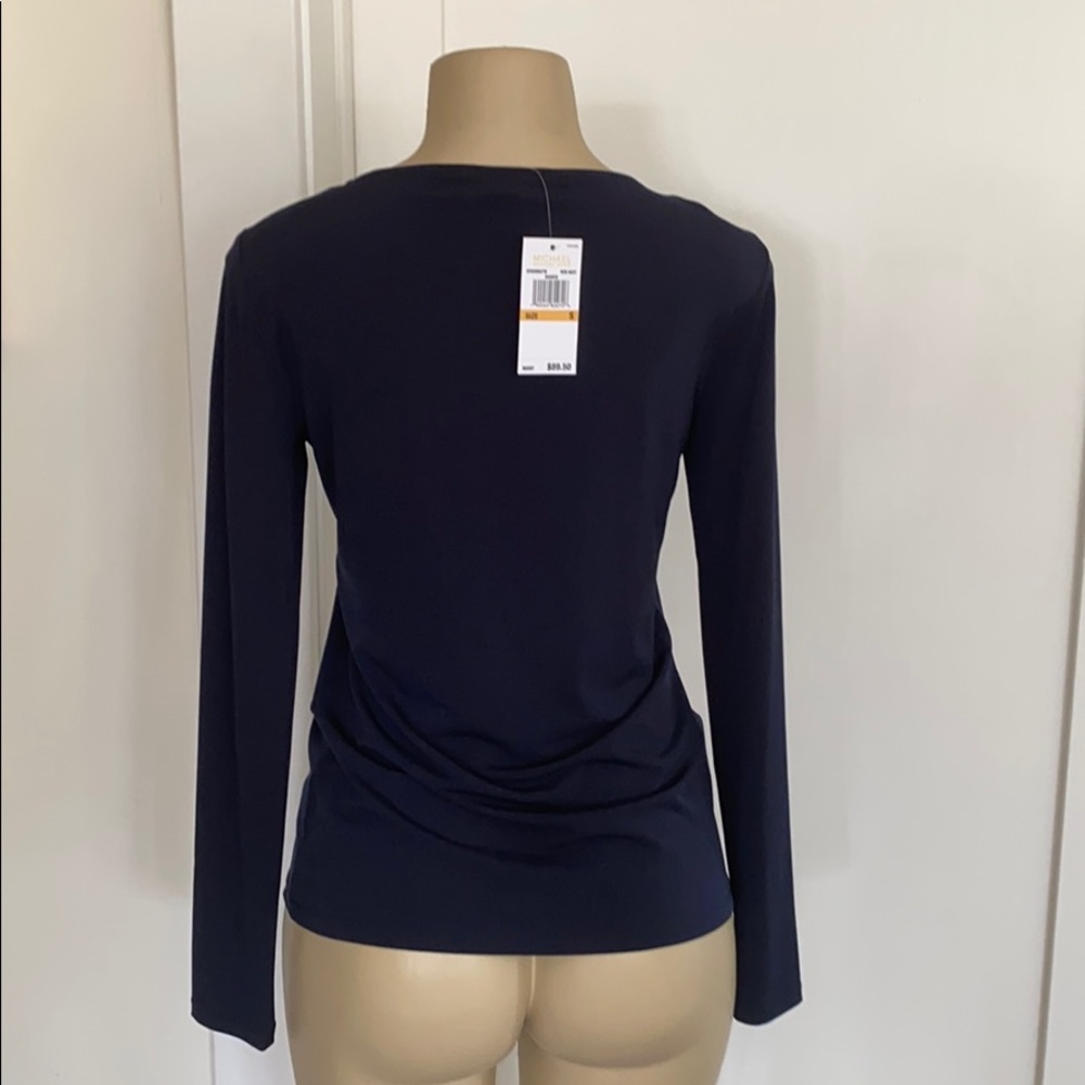 Michael Kors Blue Top - Picture 3 of 4